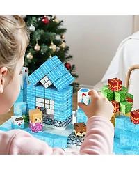 Sugift 150-Piece Magnetic Blocks, Glacier Castle Stem Toy for Kids