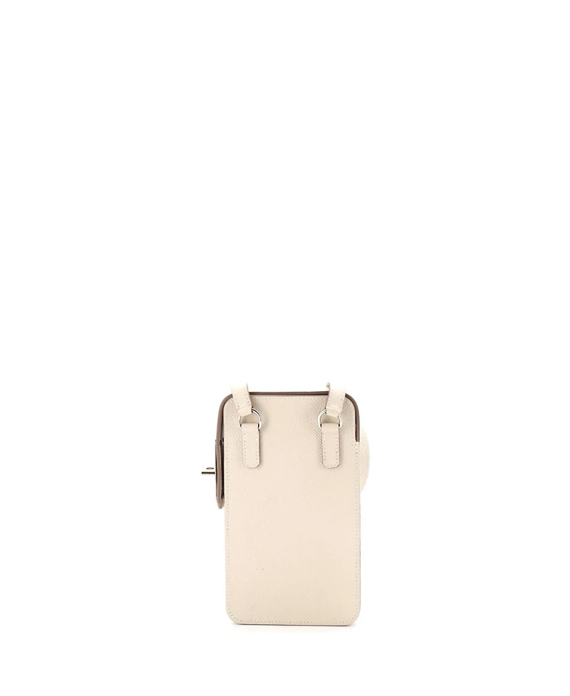 Pre-Owned HERMES Hac a Box Phone Case Epsom
