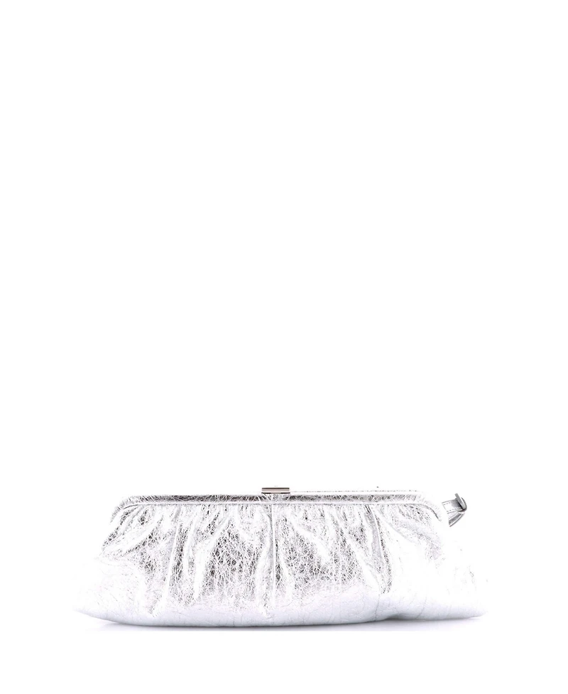 Pre-Owned Balenciaga Xl Cloud Clutch Leather