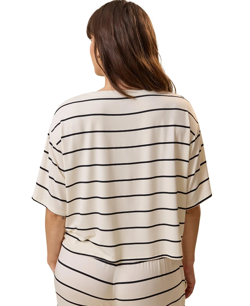 Kindred Bravely Maternity Aria Casual Short Sleeve Cropped Top Limited Edition Color