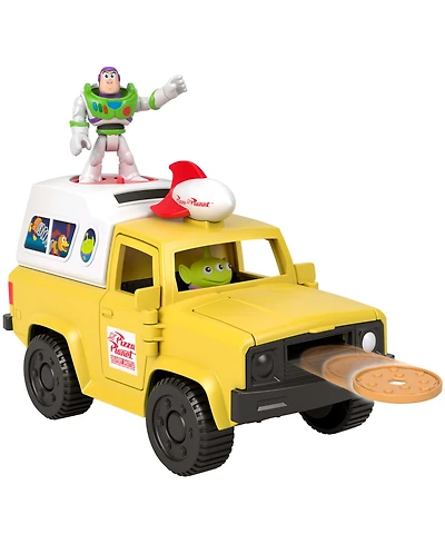 Imaginext Disney and Pixar Toy Story Pizza Planet Truck with Buzz Lightyear and Alien Action Figures