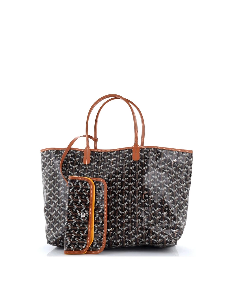 Pre-Owned Goyard Pm Saint Louis Tote Coated Canvas