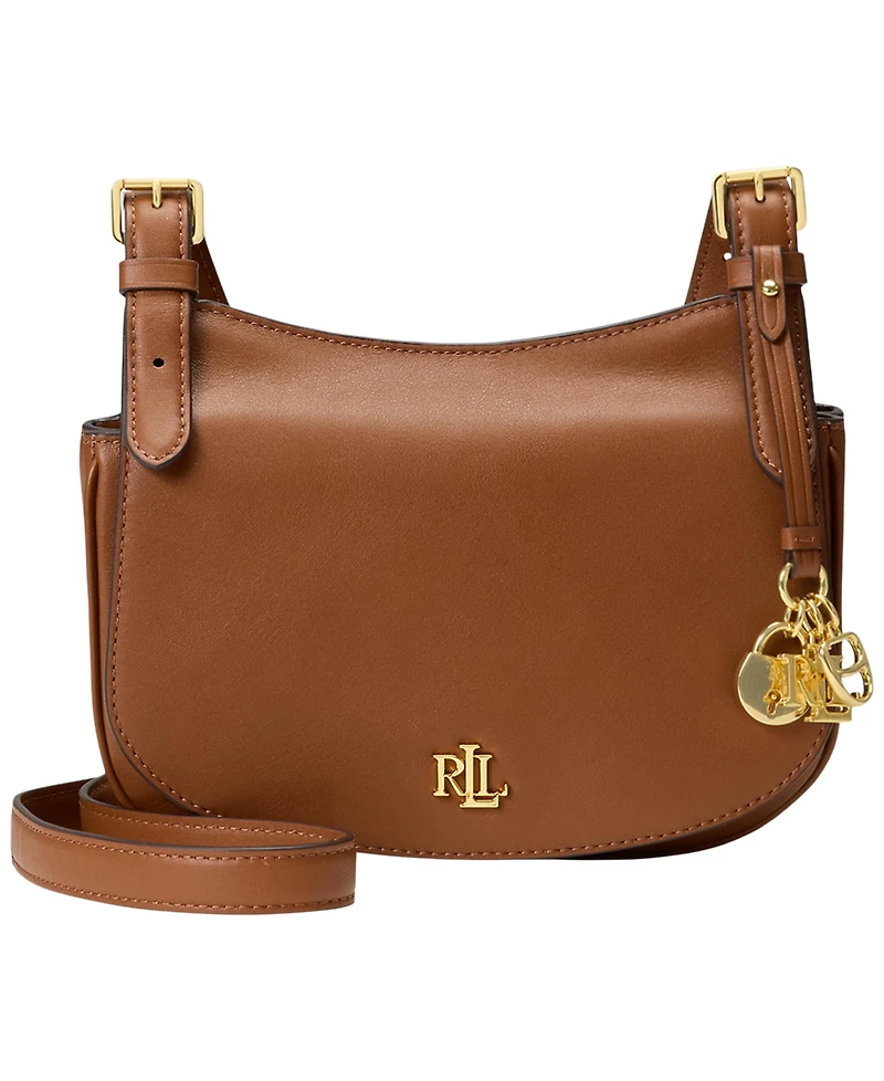 Lauren Ralph Leather Small Marcy Crossbody Bag