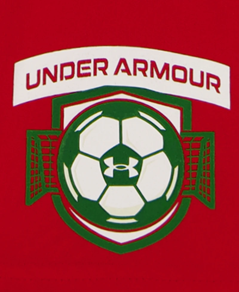 Under Armour Boys' 2T-7 Tech Soccer T-Shirt and Shorts, 2-Piece Set