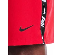 Nike Men's 9" Big & Tall Breaker Logo Tape Volley Swim Shorts