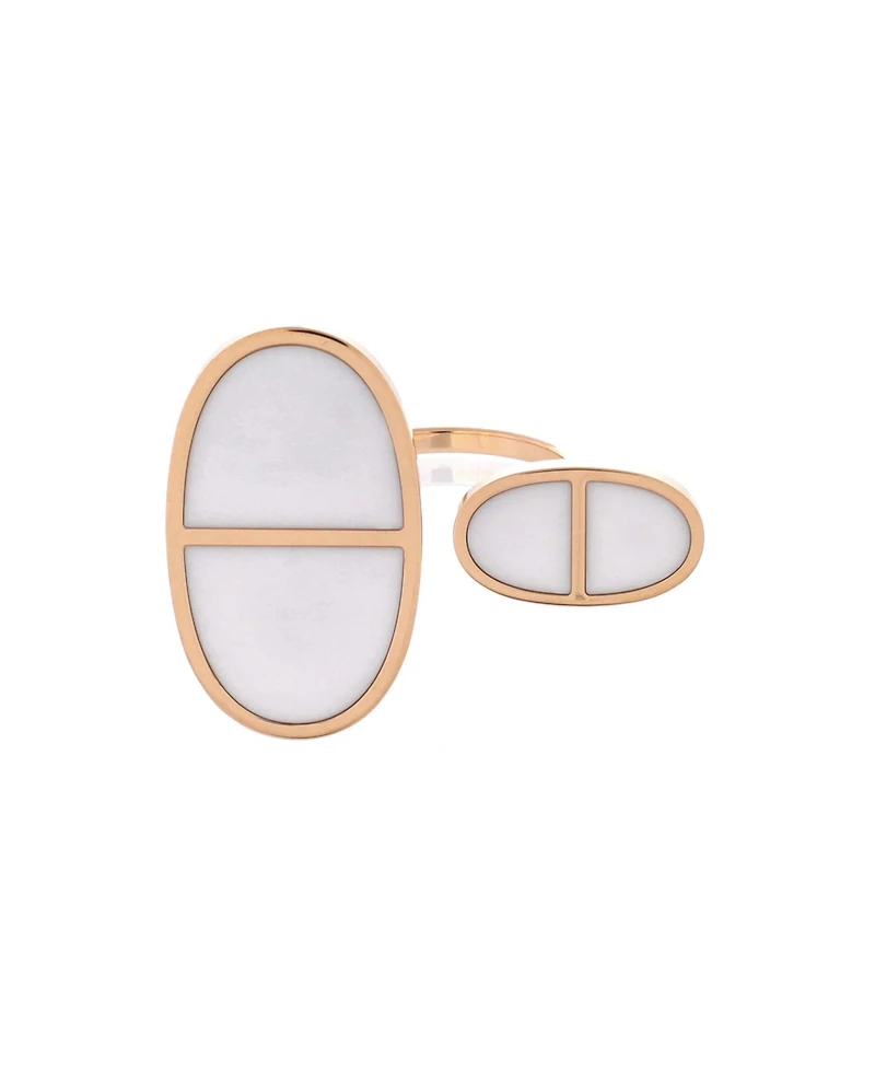 Pre-Owned Hermes Chaine d'Ancre Verso Ring