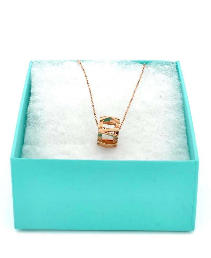 Pre-Owned Tiffany & Co Atlas X Open Pendant Necklace