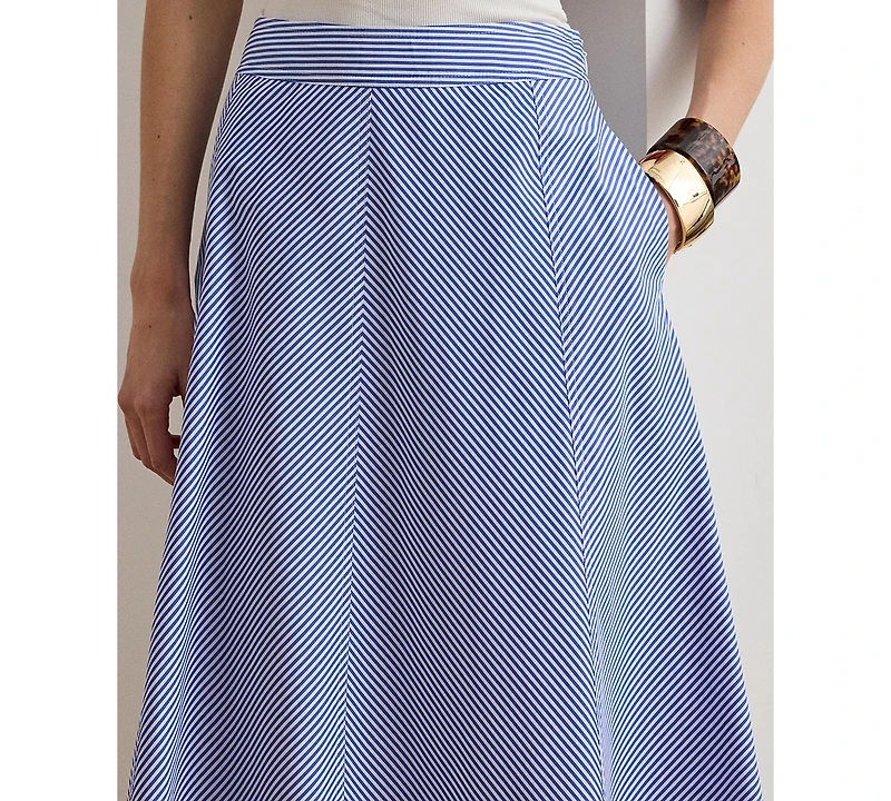 Lauren Ralph Lauren Women's Striped Paneled Skirt