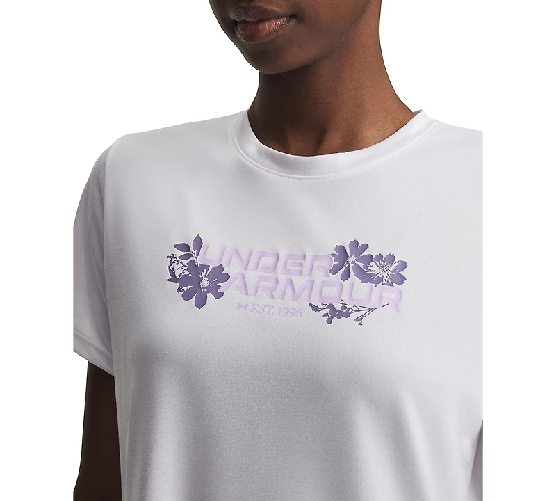 Under Armour Women's Crewneck Graphic Detail T-Shirt