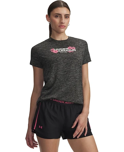 Under Armour Women's Crewneck Graphic Detail T-Shirt