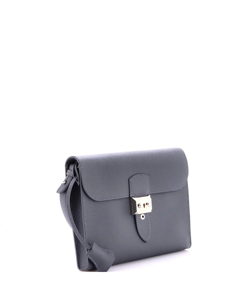 Pre-Owned HERMES Sac a Depeches Wristlet Pouch Epsom