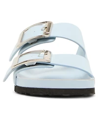 Madden Girl Bodie Buckle Footbed Slide Sandals
