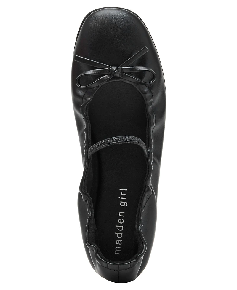 Madden Girl Women's Becca Mary Jane Slip-On Ballet Flats