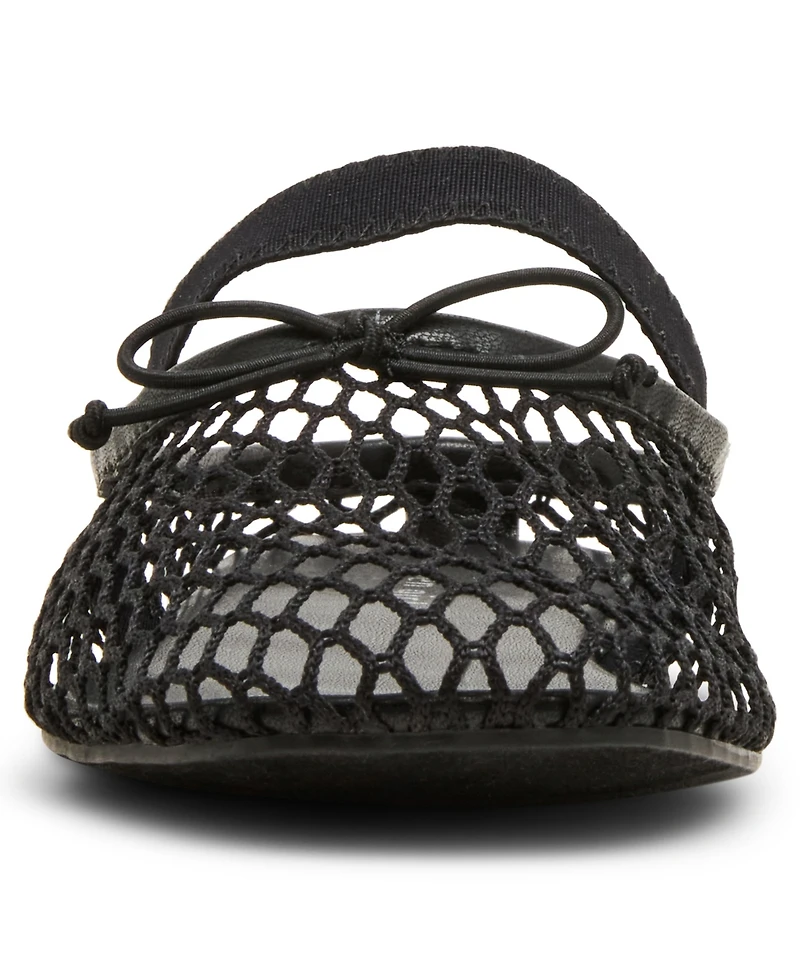 Madden Girl Women's Bonita Mesh Mary Jane Slip-On Ballet Flats