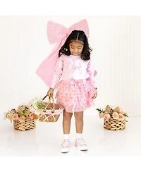 Sweet Wink Baby Girls Bunny Bow Easter Sweatshirt