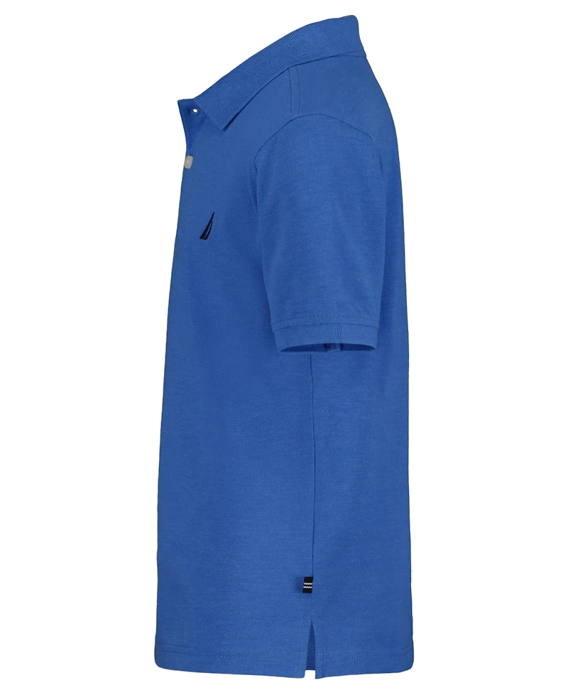 Nautica Boys' 8-20 Anchor Solid Button-Front Polo Shirt