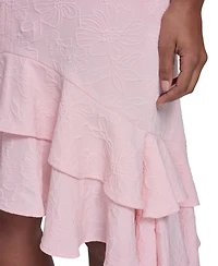 Tommy Hilfiger Petite Embossed Crewneck Midi Dress