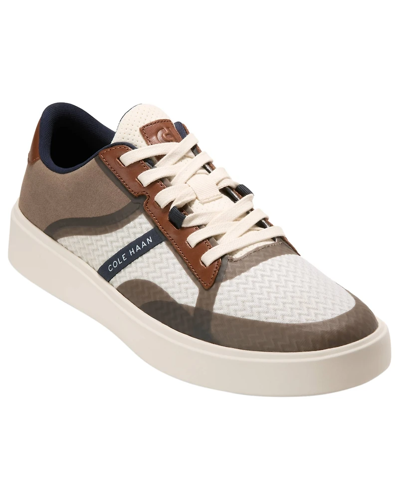 Cole Haan Men's Grand Crosscourt Winner Mixed-Media Lace-Up Sneakers