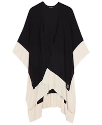 Lauren Ralph Tissue Weight Ruana Wrap