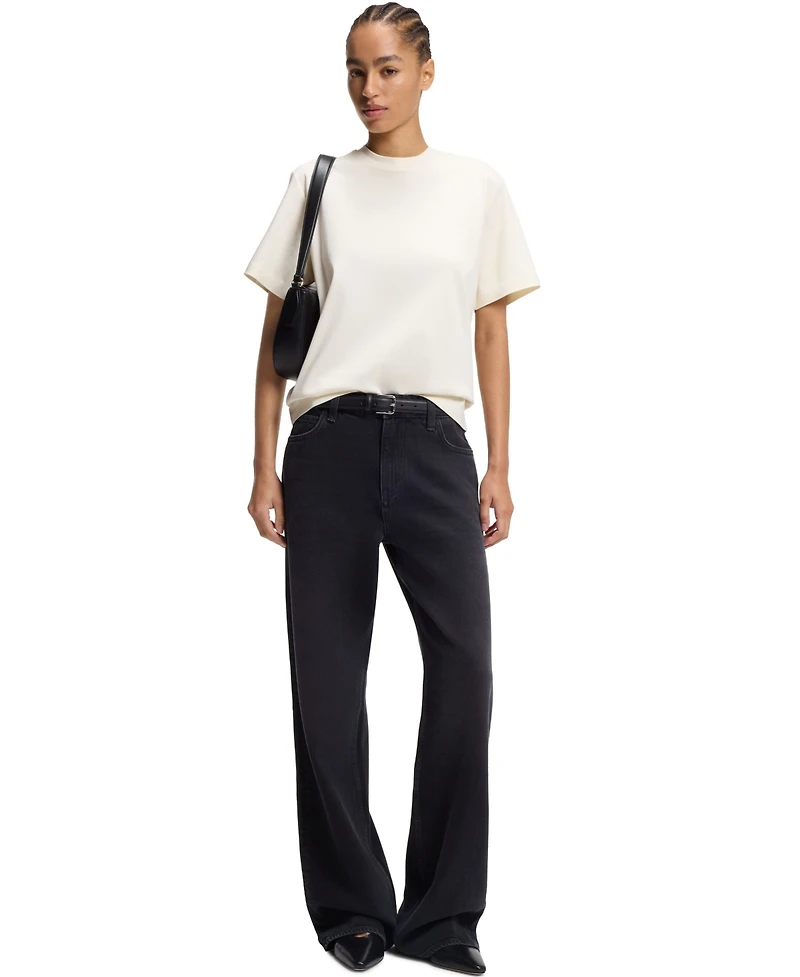 Boss by Hugo Women's Mercerized Cotton Relaxed-Fit T-Shirt