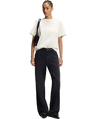 Boss by Hugo Women's Mercerized Cotton Relaxed-Fit T-Shirt