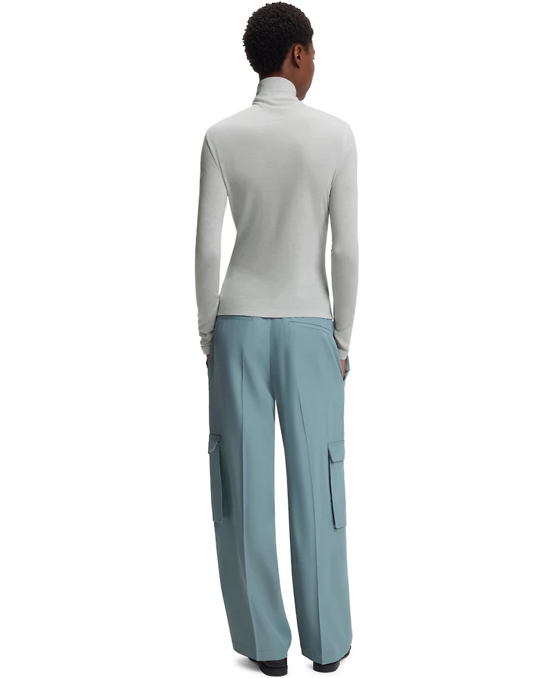 Boss by Hugo Women's High-Neck Top Soft Jersey