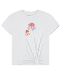 abercrombie kids Girls' Cake Side Knot Crewneck T-Shirt