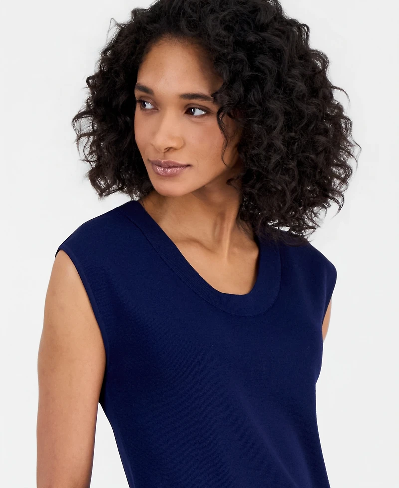 Anne Klein Women's Sleeveless Sweater Tank, Regular & Petite