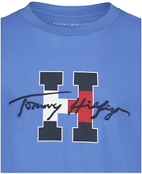 Tommy Hilfiger Boys' 8-20 Script H Short-Sleeve T-Shirt