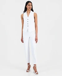 Anne Klein Women's Four-Button Notch-Lapel Vest