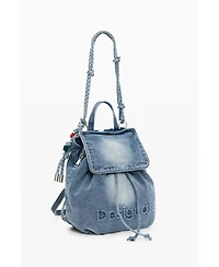 Desigual Women's Small Denim Charms Backpack