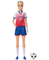 Barbie Careers Ussf Soccer Fashion Doll Dressed in Removable Sport-Themed Outfit