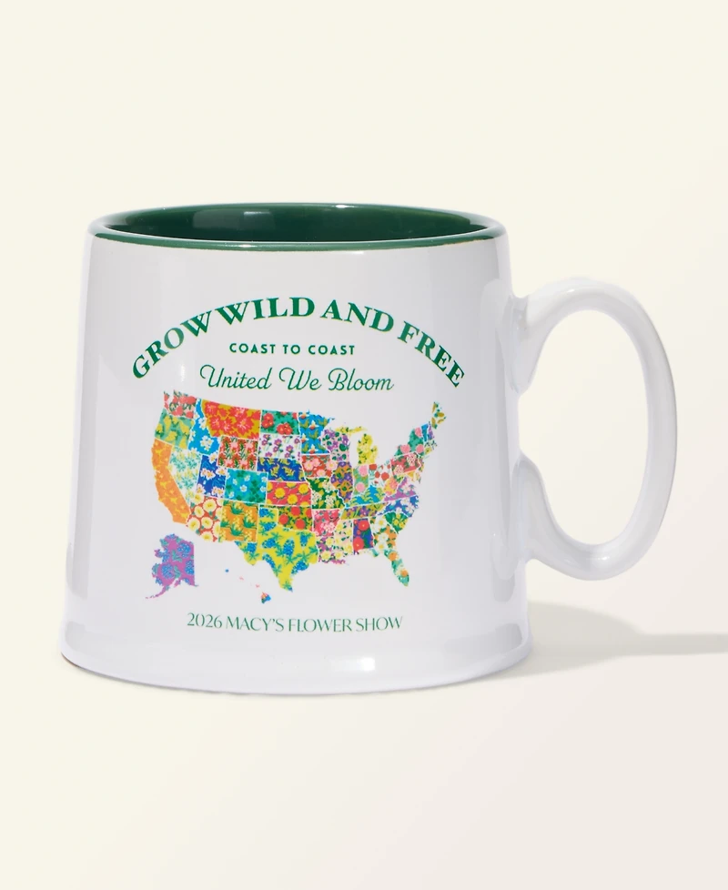 Macy's Flower Show U.s. Flower Map Mug, Macy's Exclusive