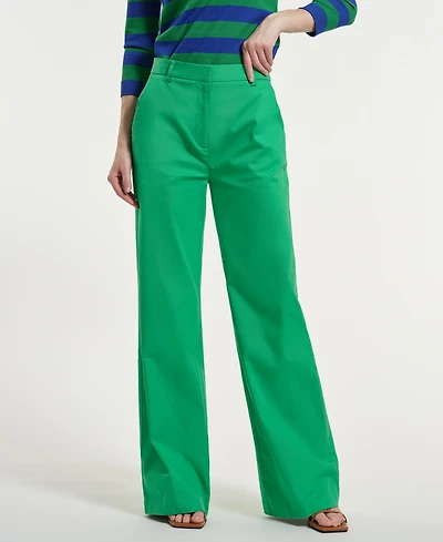 Isaac Mizrahi Women's High-Rise Trousers