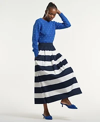Isaac Mizrahi Women's Printed Maxi Skirt