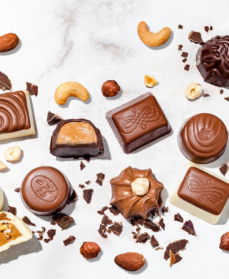 Bonnie & Pop Valentine's Day Chocolate and Nut Assortment, 29 Pieces