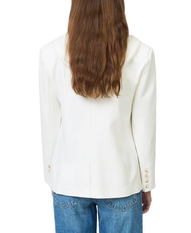 Central Park West Women's Nevada Stripe Sweater Dickey Jacket