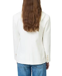 Central Park West Women's Nevada Stripe Sweater Dickey Jacket