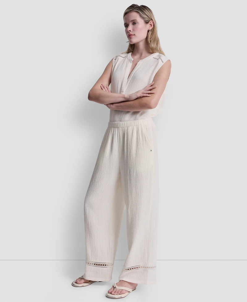 Dkny Jeans Women's Mid Rise Drawstring Pants