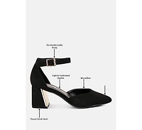 Rory Metallic Sling Detail Block Heel Sandals Women