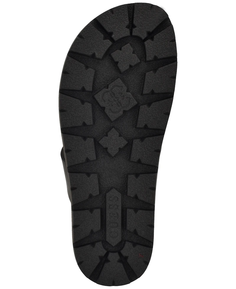 Guess Women's Davelle Lug Sole Logo Thong Sandals