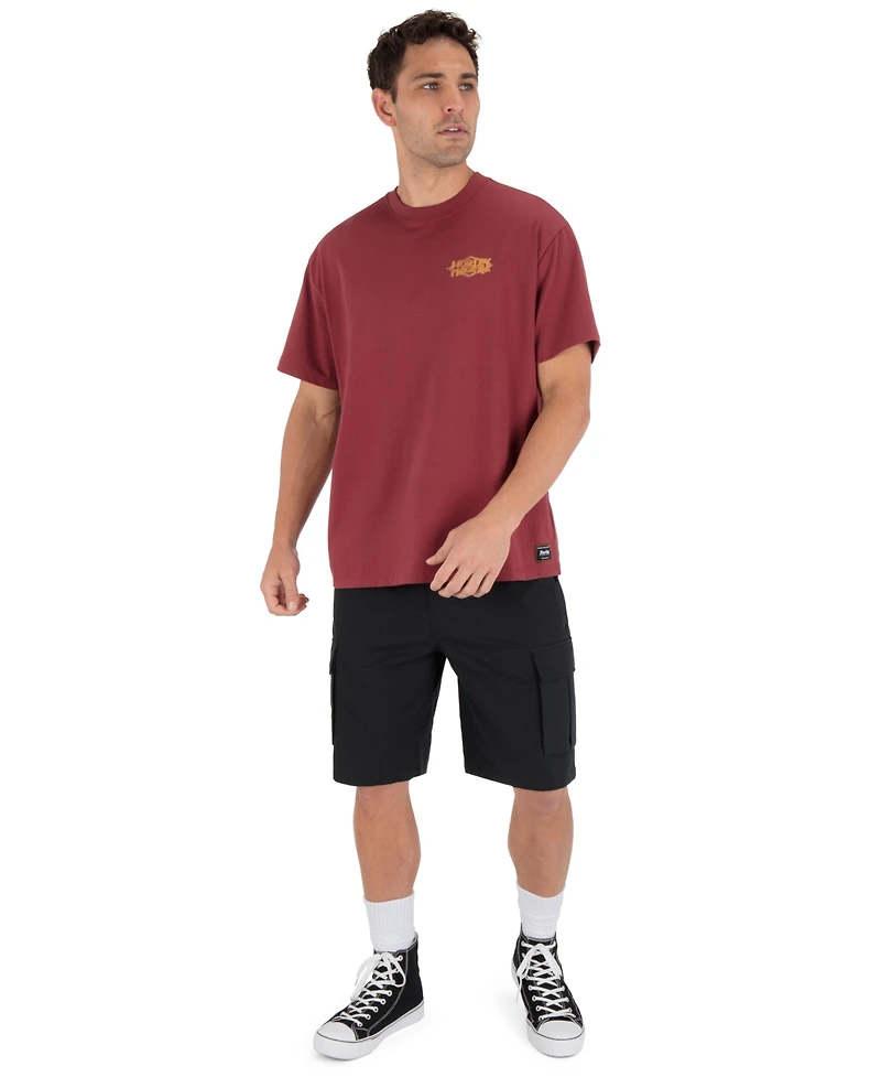 Hurley Men's Round Neck Fly Short-Sleeve T-Shirt