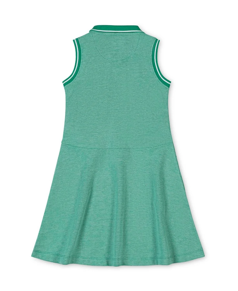 Hope & Henry Toddler Girls Sleeveless Pique Polo Dress