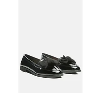 London Rag Bowberry Bow-Tie Patent Loafers
