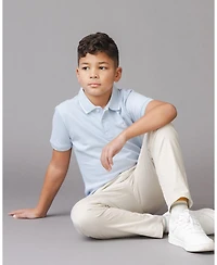 Hope and Henry Toddler Boys' Organic Short Sleeve Knit Pique Polo Shirt