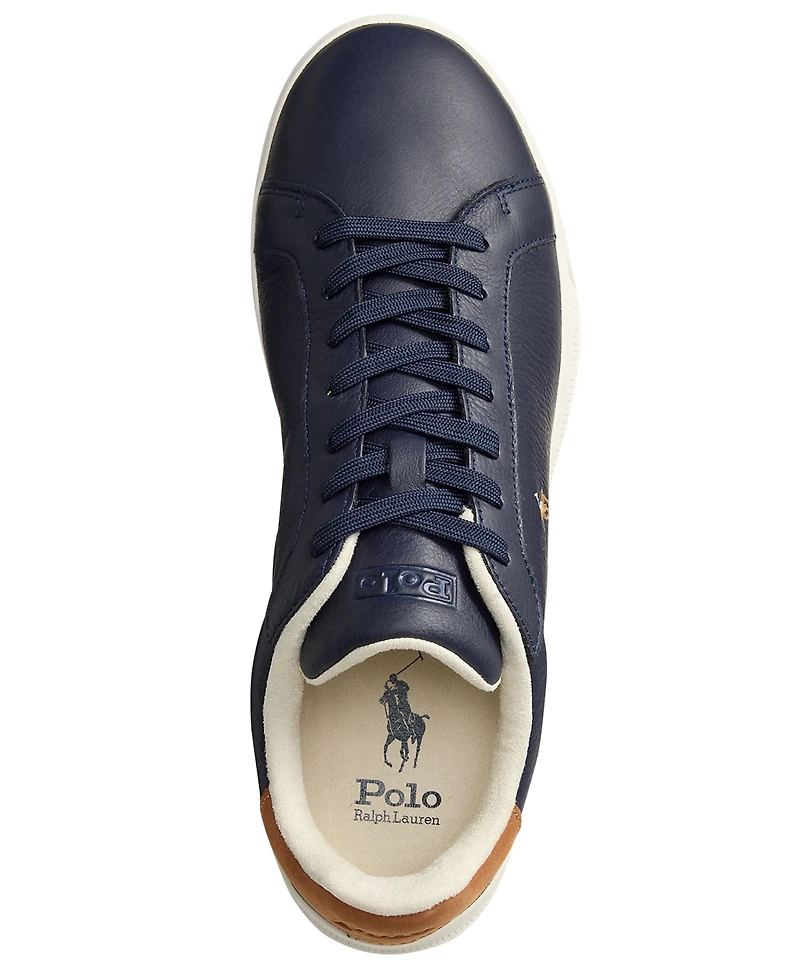 Polo Ralph Lauren Men's Heritage Court Ii Embroidered Lace-Up Shoes