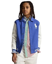 Polo Ralph Lauren Boys' 8-20 Fleece Collared Bomber Jacket
