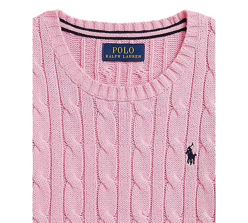 Polo Ralph Lauren Boys' 2-7 Cable-Knit Crewneck Sweater