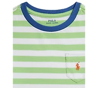 Polo Ralph Lauren Boys' 2T-7 Striped Crewneck T-Shirt