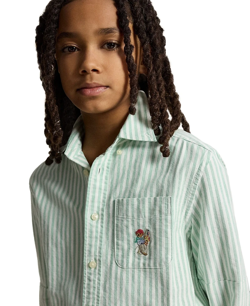 Polo Ralph Lauren Boys' 8-20 Bear Oxford Shirt